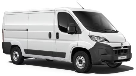Opel Movano-e L3H2, wit, driekwart voor